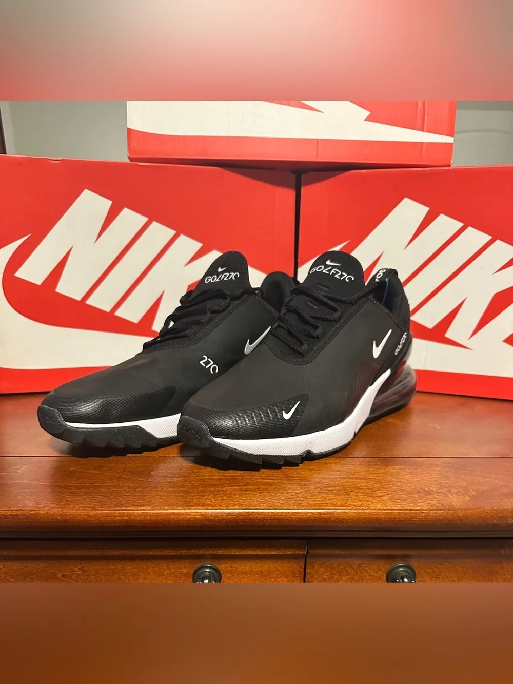 Nike Air Max 270 Golf 'Black White' (2021)